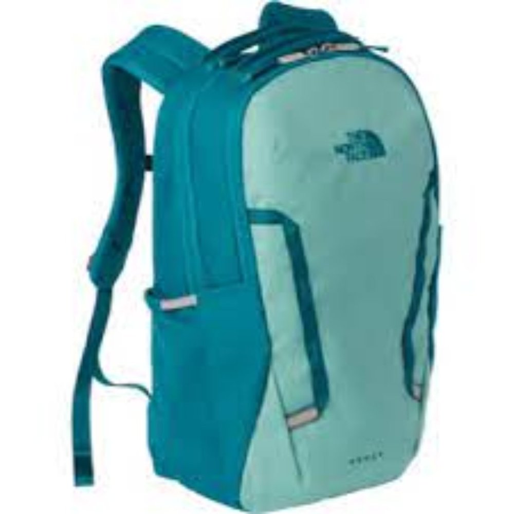 NWT The North Face Vault Backpack 26L WASABI/HARBRBLU COLOR